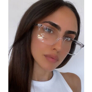 NEW Prada PR14WVF Frames in Crystal Transparent
